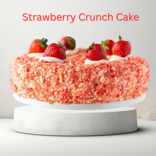 Strawberry Crunch Cake