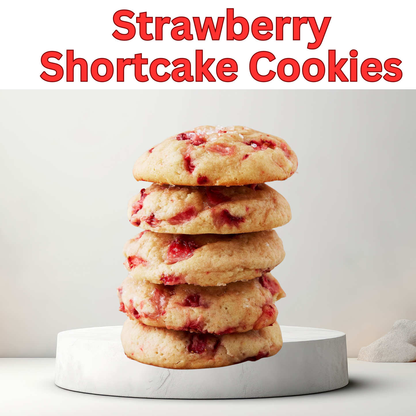 Strawberry Shortcake Cookies